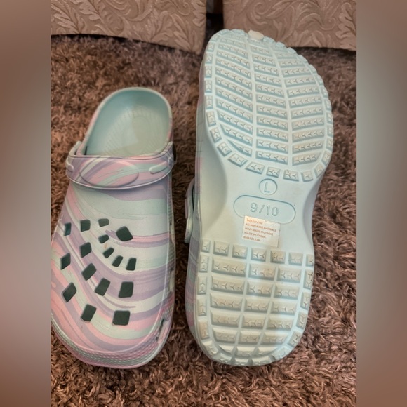 Turquoise pink multicolor, clogs new size 910 clock - Picture 8 of 8